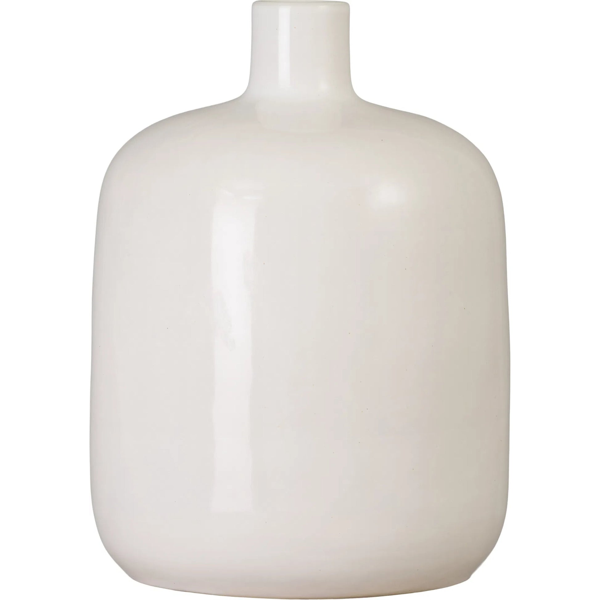 Round Jug Vase by Emissary in glossy glaze. Made from ceramic in a unique style.