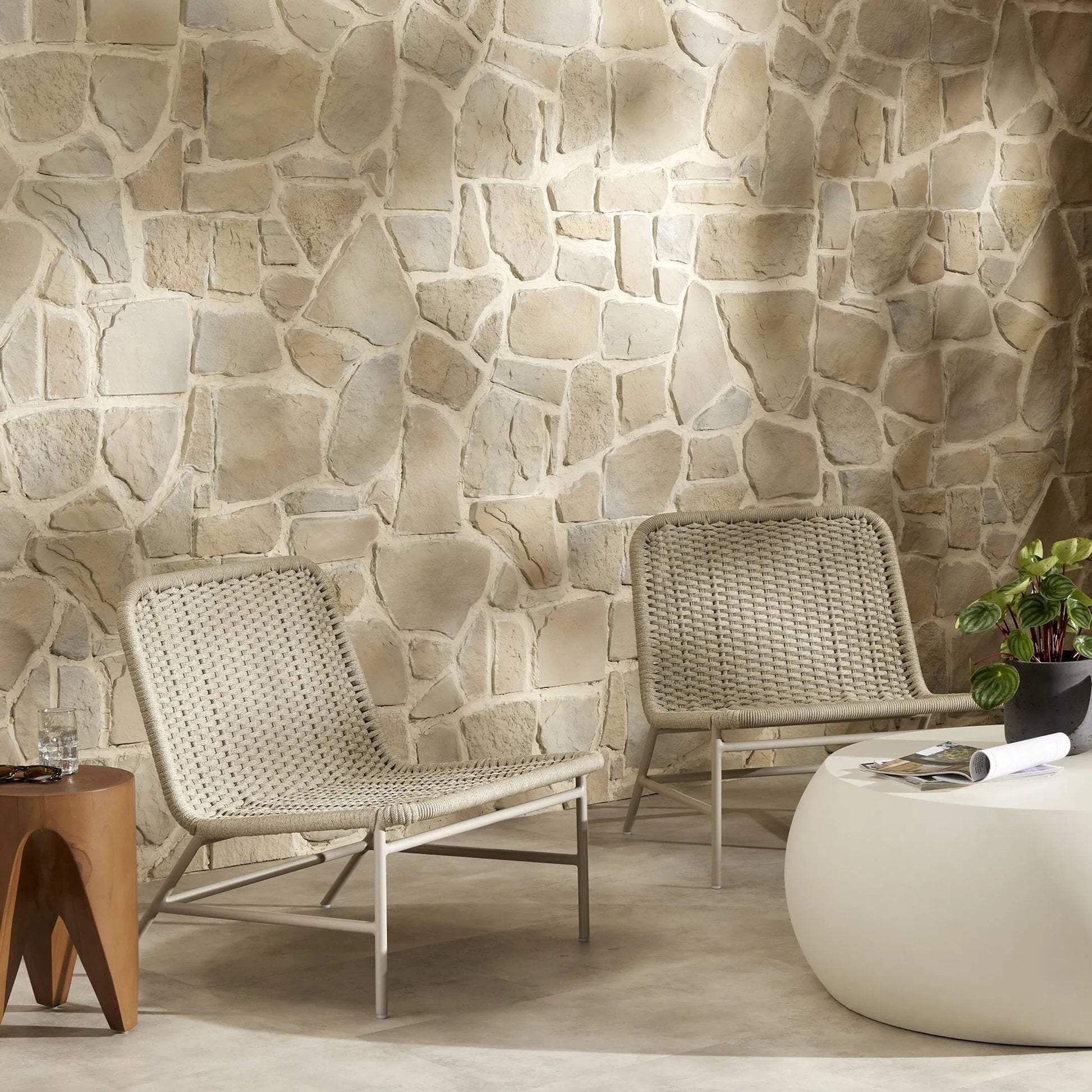 Bruno Outdoor Chair by Four Hands. Made from aluminum, 100% polypropylene in a modern style.
