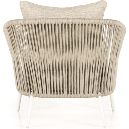 Porto Outdoor Chair by Four Hands. Made from 100% olefin, aluminum, 100% polypropylene in a modern style.