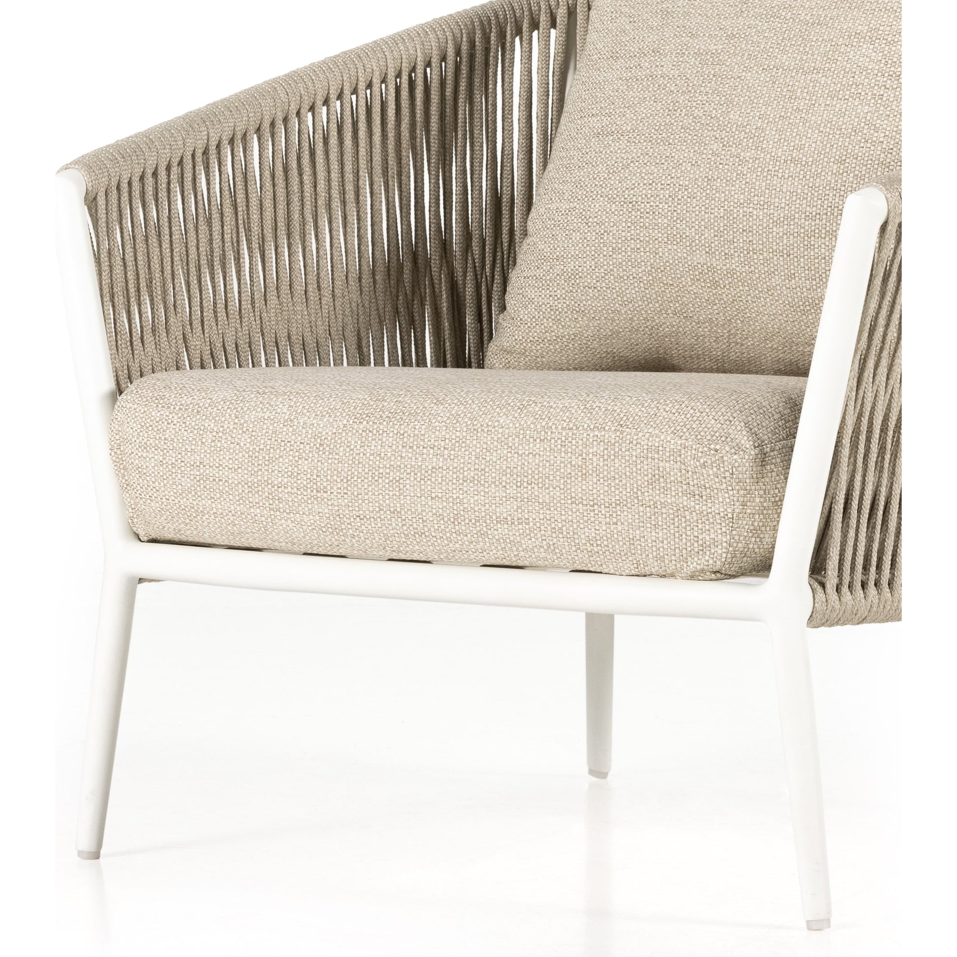 Porto Outdoor Chair by Four Hands. Made from 100% olefin, aluminum, 100% polypropylene in a modern style.