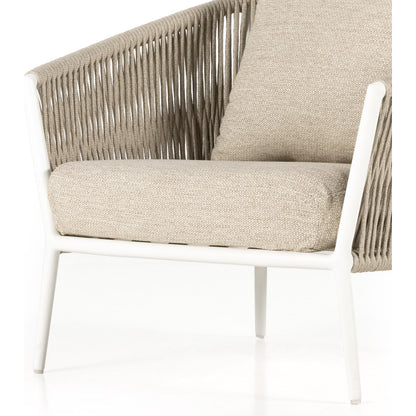 Porto Outdoor Chair by Four Hands. Made from 100% olefin, aluminum, 100% polypropylene in a modern style.