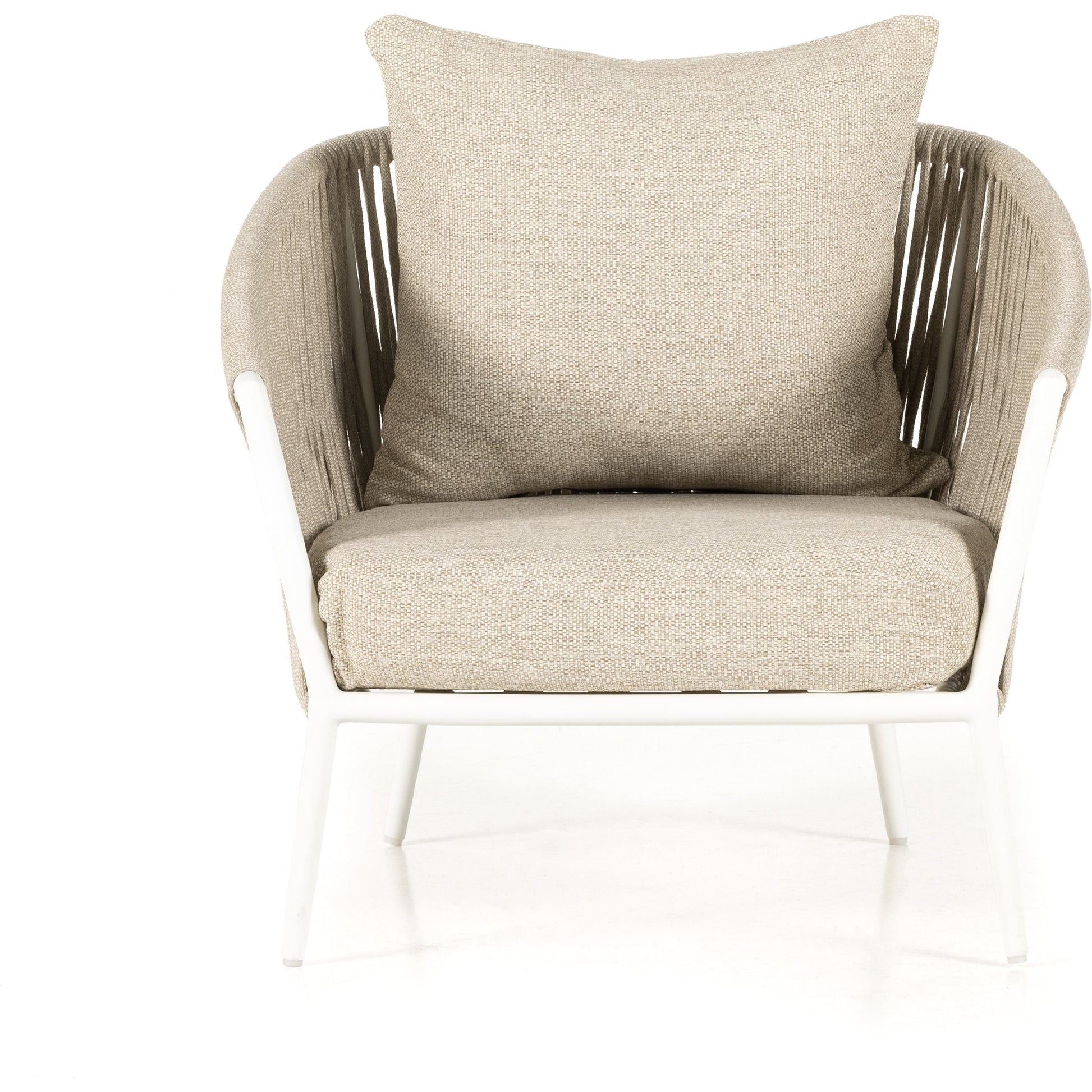 Porto Outdoor Chair by Four Hands. Made from 100% olefin, aluminum, 100% polypropylene in a modern style.