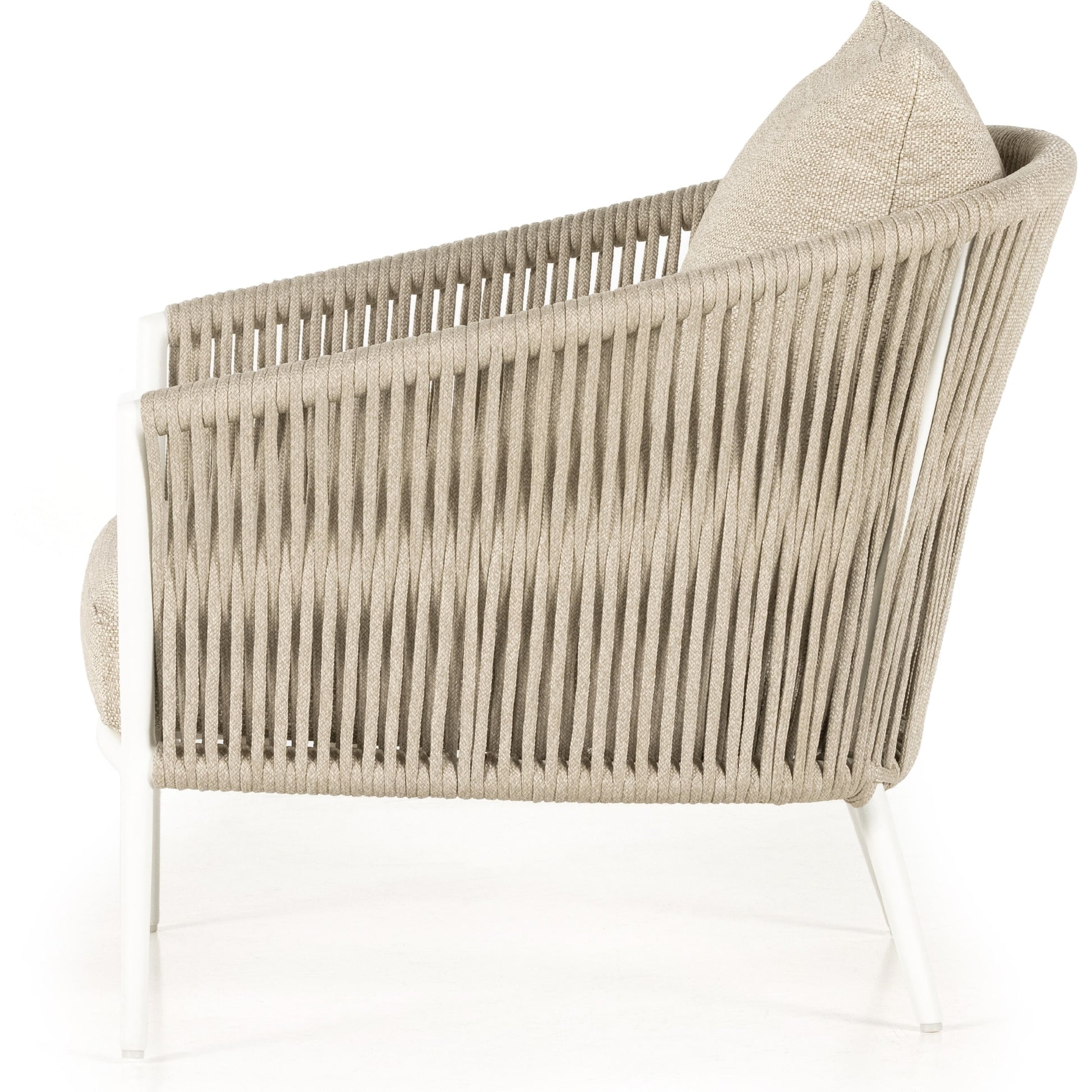 Porto Outdoor Chair by Four Hands. Made from 100% olefin, aluminum, 100% polypropylene in a modern style.