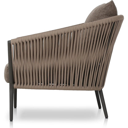 Porto Outdoor Chair by Four Hands. Made from 100% olefin, aluminum, 100% polypropylene in a modern style.