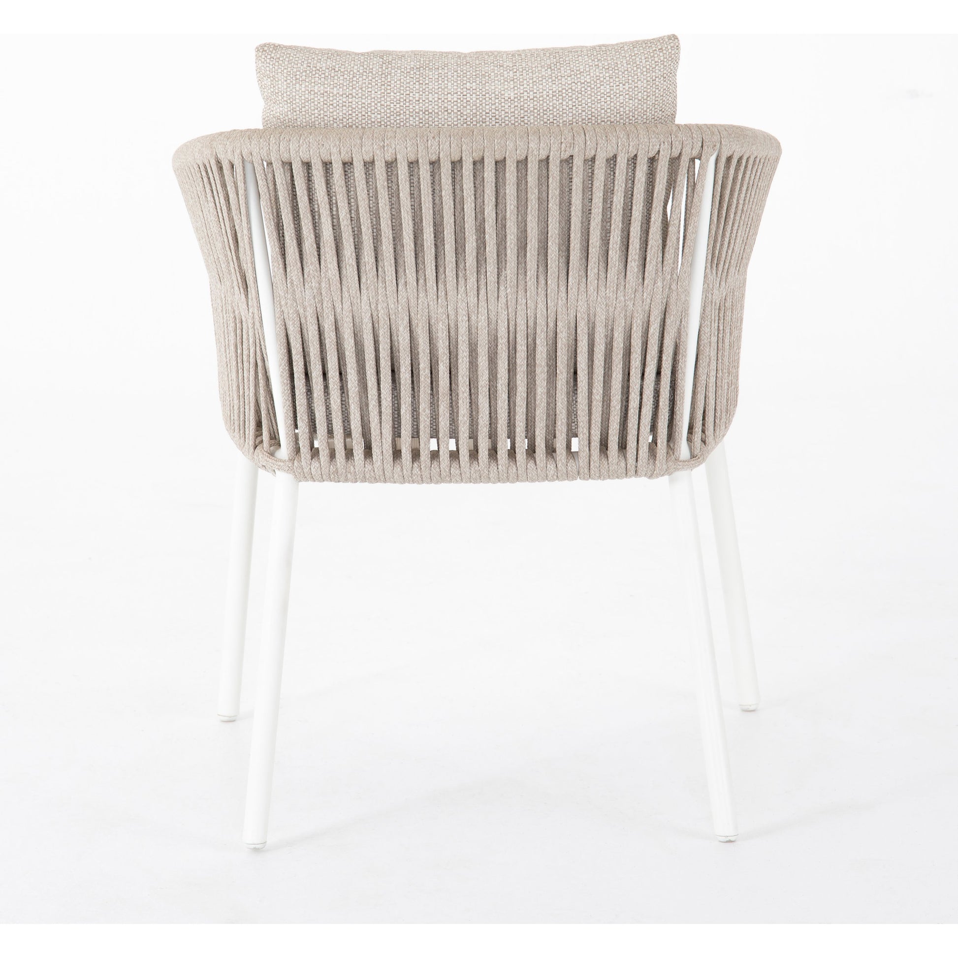 Porto Outdoor Dining Chair by Four Hands. Made from 100% olefin, aluminum, 100% polypropylene in a modern style.