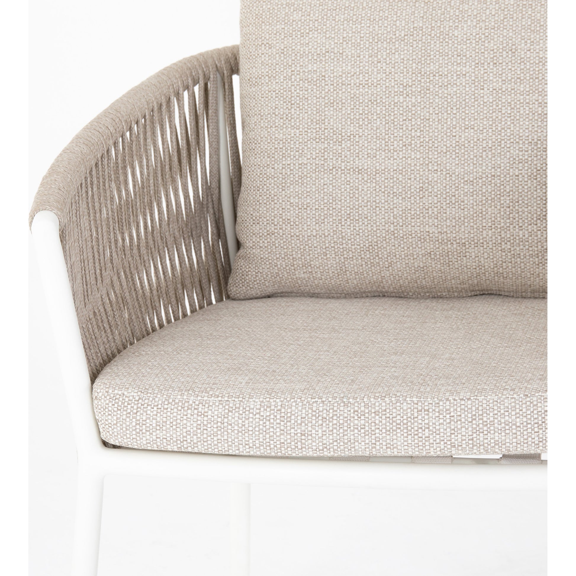 Porto Outdoor Dining Chair by Four Hands. Made from 100% olefin, aluminum, 100% polypropylene in a modern style.