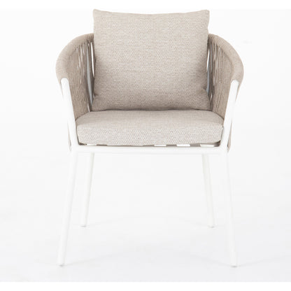 Porto Outdoor Dining Chair by Four Hands. Made from 100% olefin, aluminum, 100% polypropylene in a modern style.