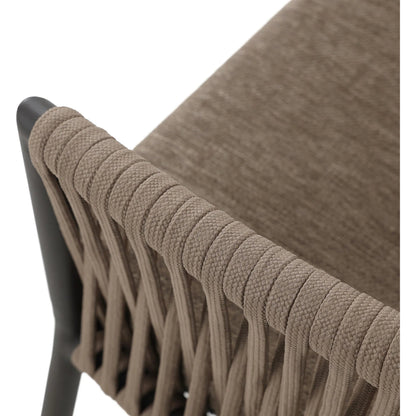 Porto Outdoor Dining Chair by Four Hands. Made from 100% olefin, aluminum, 100% polypropylene in a modern style.