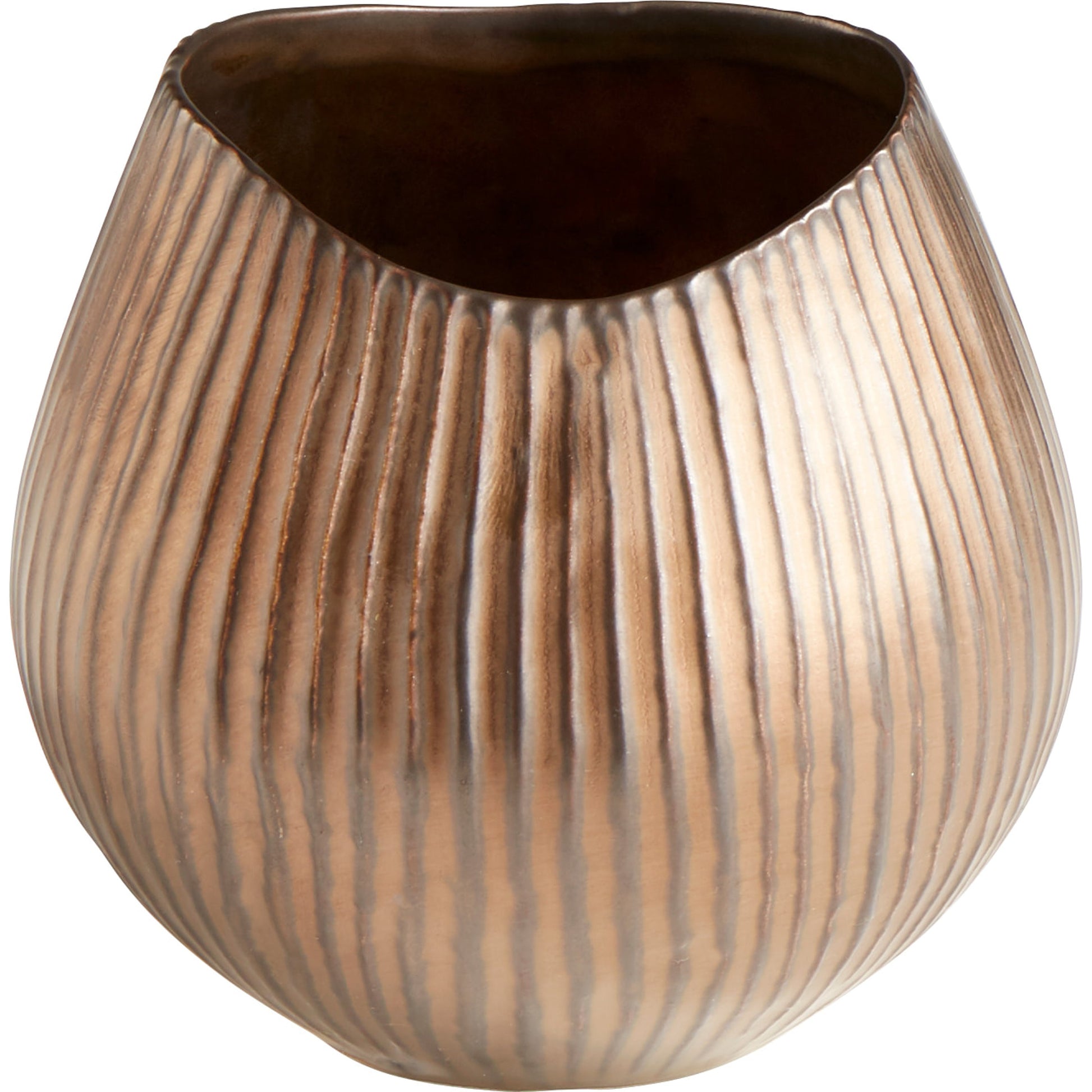 Arpeggi Candleholder by Cyan Design in gold. Made from ceramic in a eclectic & global style.