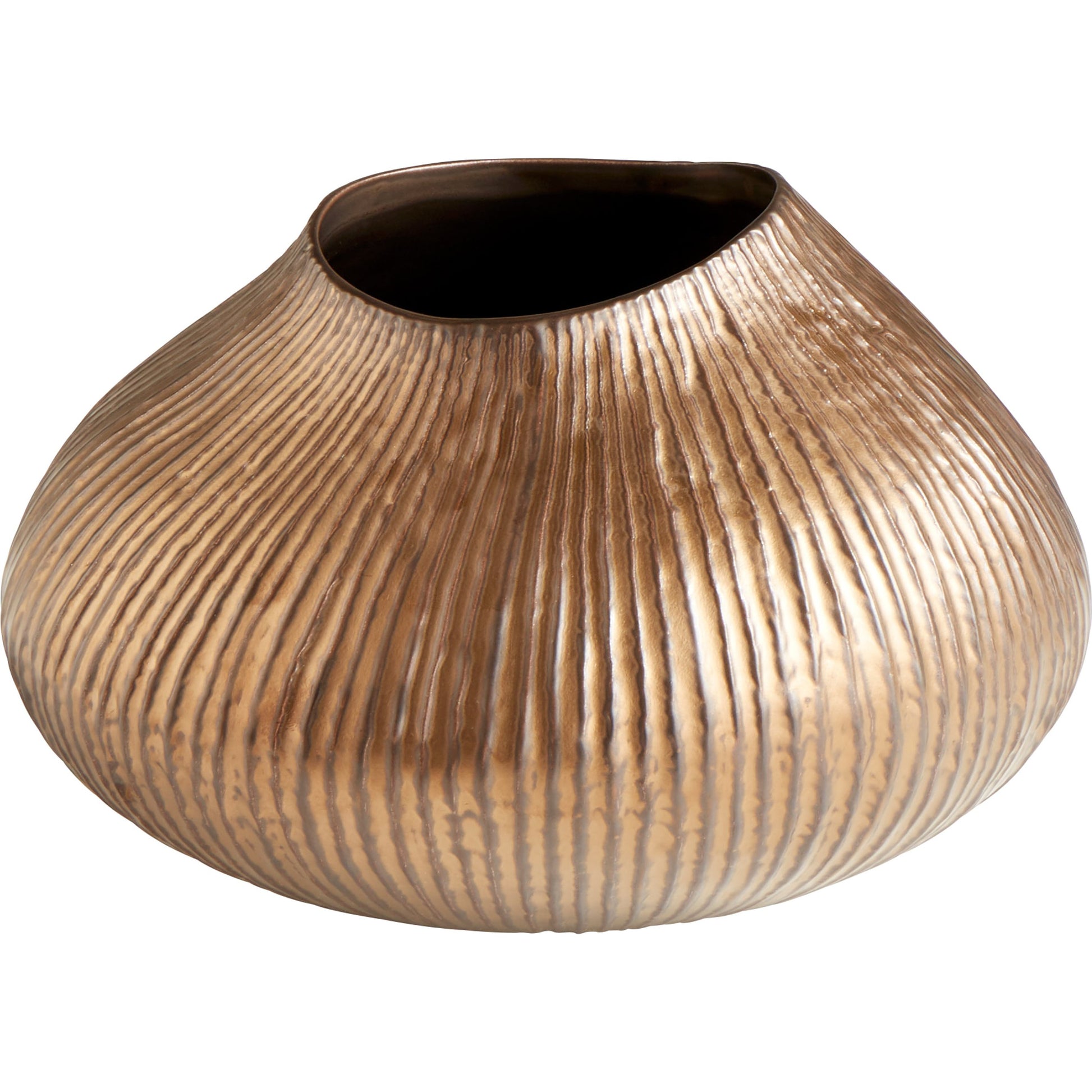 Arpeggi Candleholder by Cyan Design in gold. Made from ceramic in a eclectic & global style.