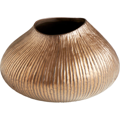 Arpeggi Candleholder by Cyan Design in gold. Made from ceramic in a eclectic & global style.
