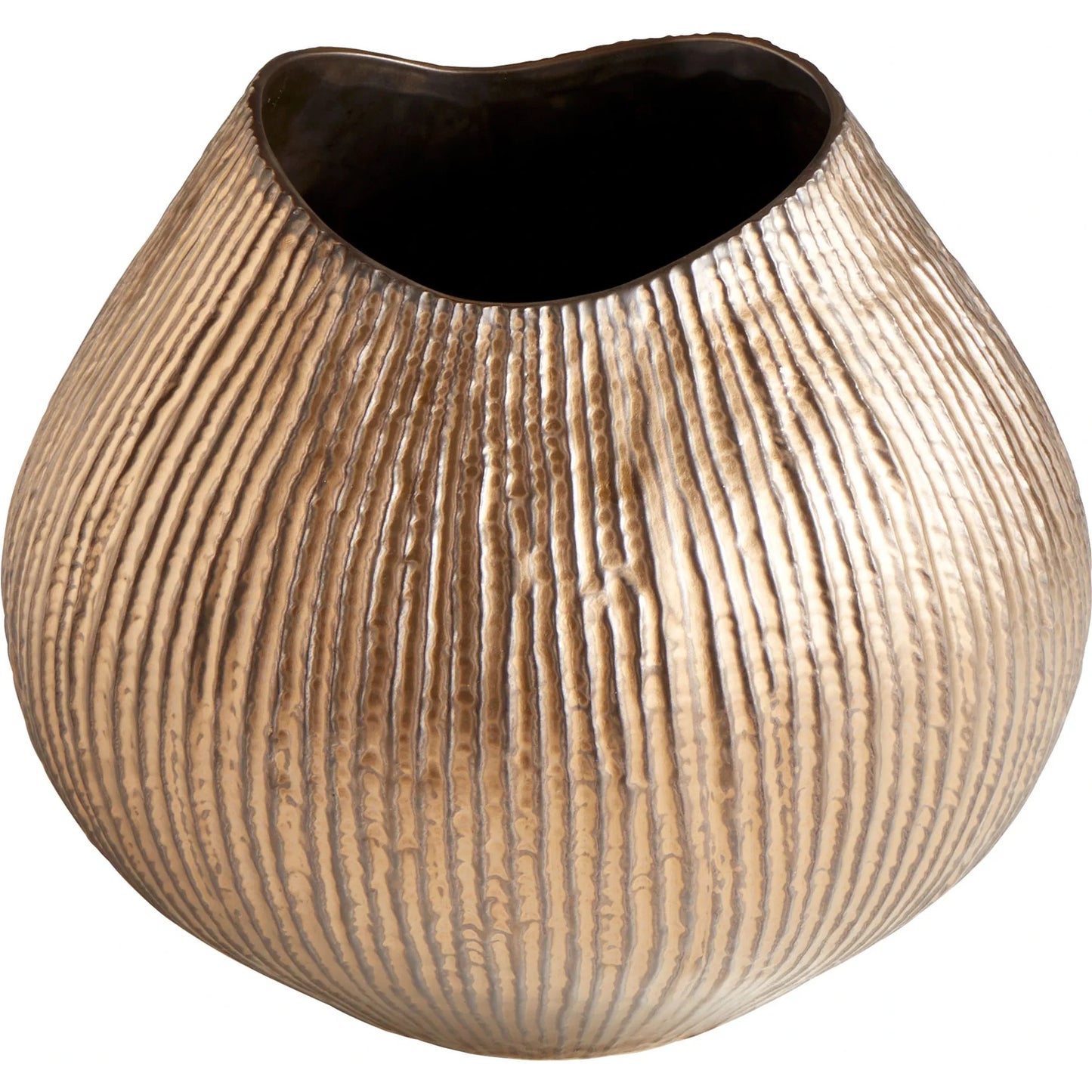 001 S-341872 | Primary Silo | Arpeggi Candleholder by Cyan Design in gold. Made from ceramic in a eclectic & global style.