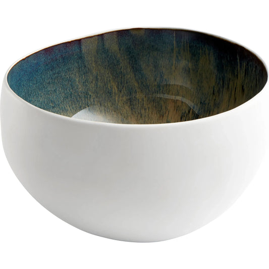 Android Bowl by Cyan Design in white, oyster. Made from ceramic in a eclectic & global style.