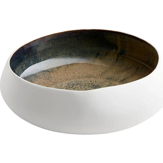 Android Bowl by Cyan Design in white, oyster. Made from ceramic in a eclectic & global style.