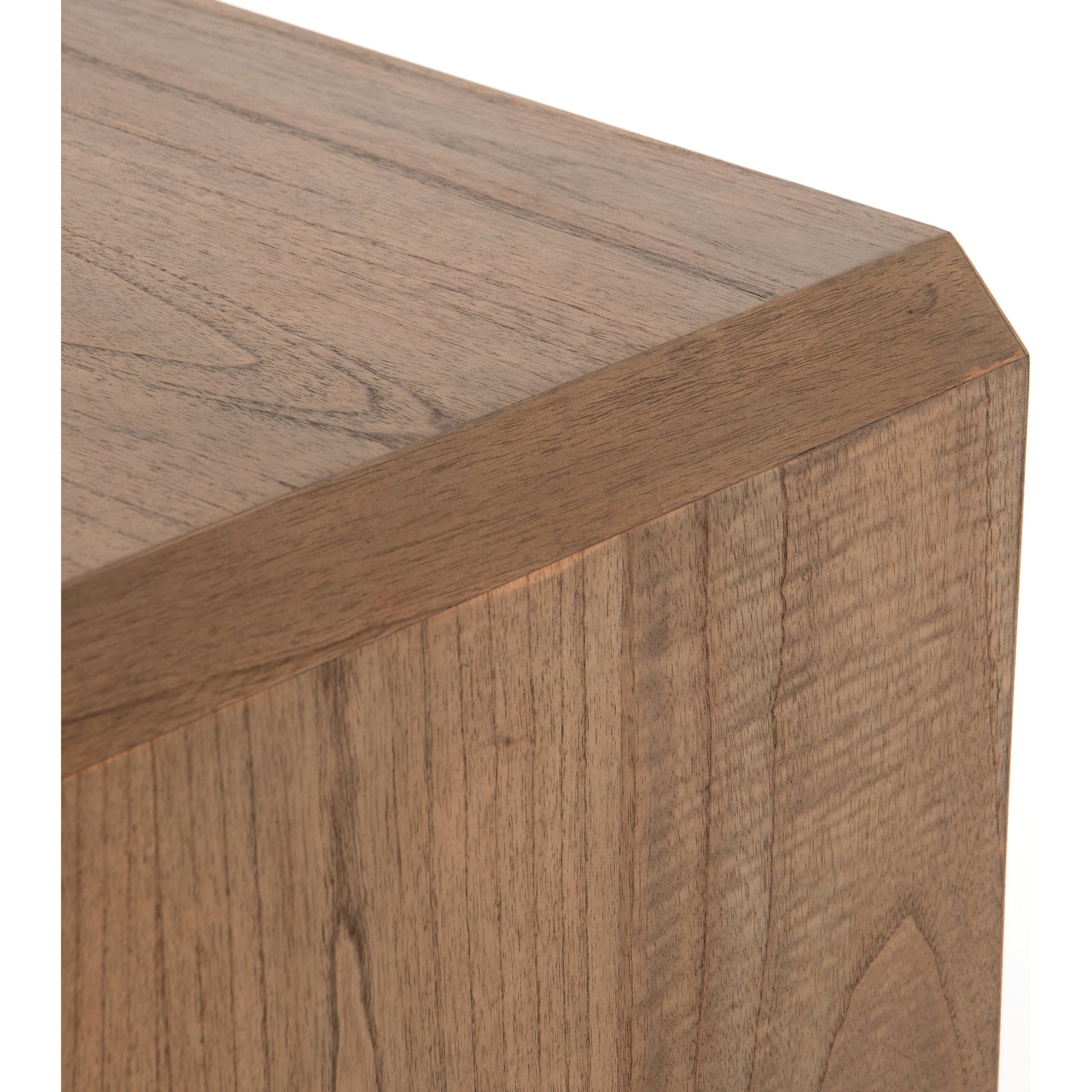Caspian Nightstand by Four Hands. Made from ash veneer, resawn, iron in a eclectic & global style.