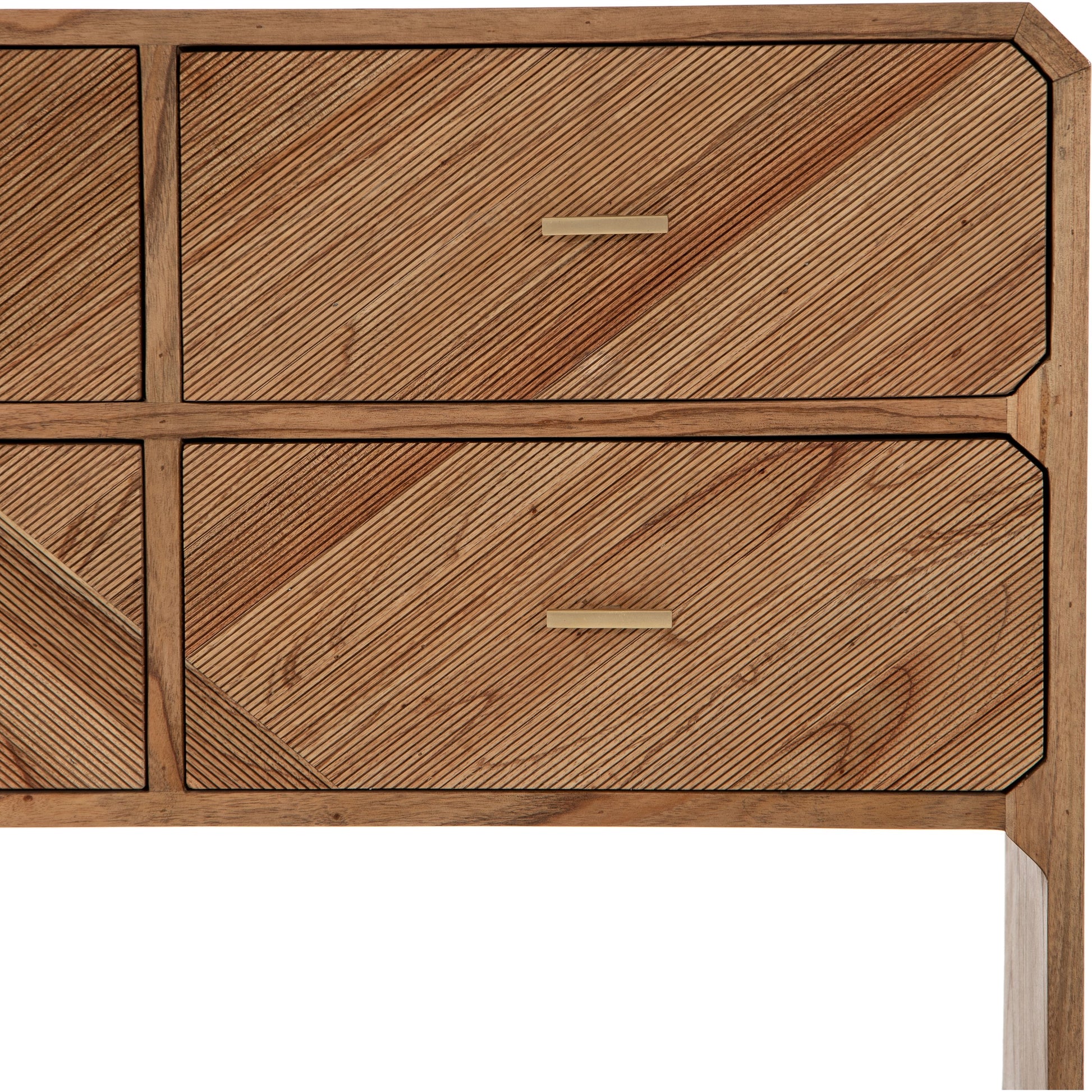 Caspian 6 Drawer Dresser by Four Hands. Made from ash veneer, resawn, iron in a eclectic & global style.