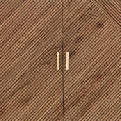 Caspian Sideboard by Four Hands. Made from ash veneer, resawn, iron in a eclectic & global style.
