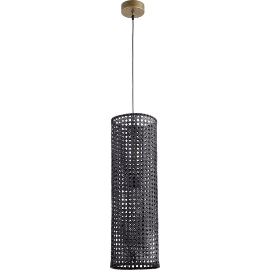 Roedean Pendant by Cyan Design in matte black. Made from iron, rattan in a modern style.