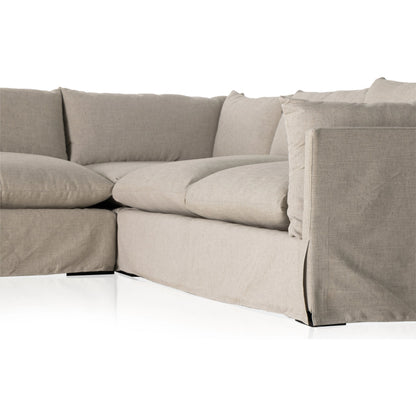 Habitat Slipcover 3-Piece Sectional by Four Hands. Made from unique in a modern style.