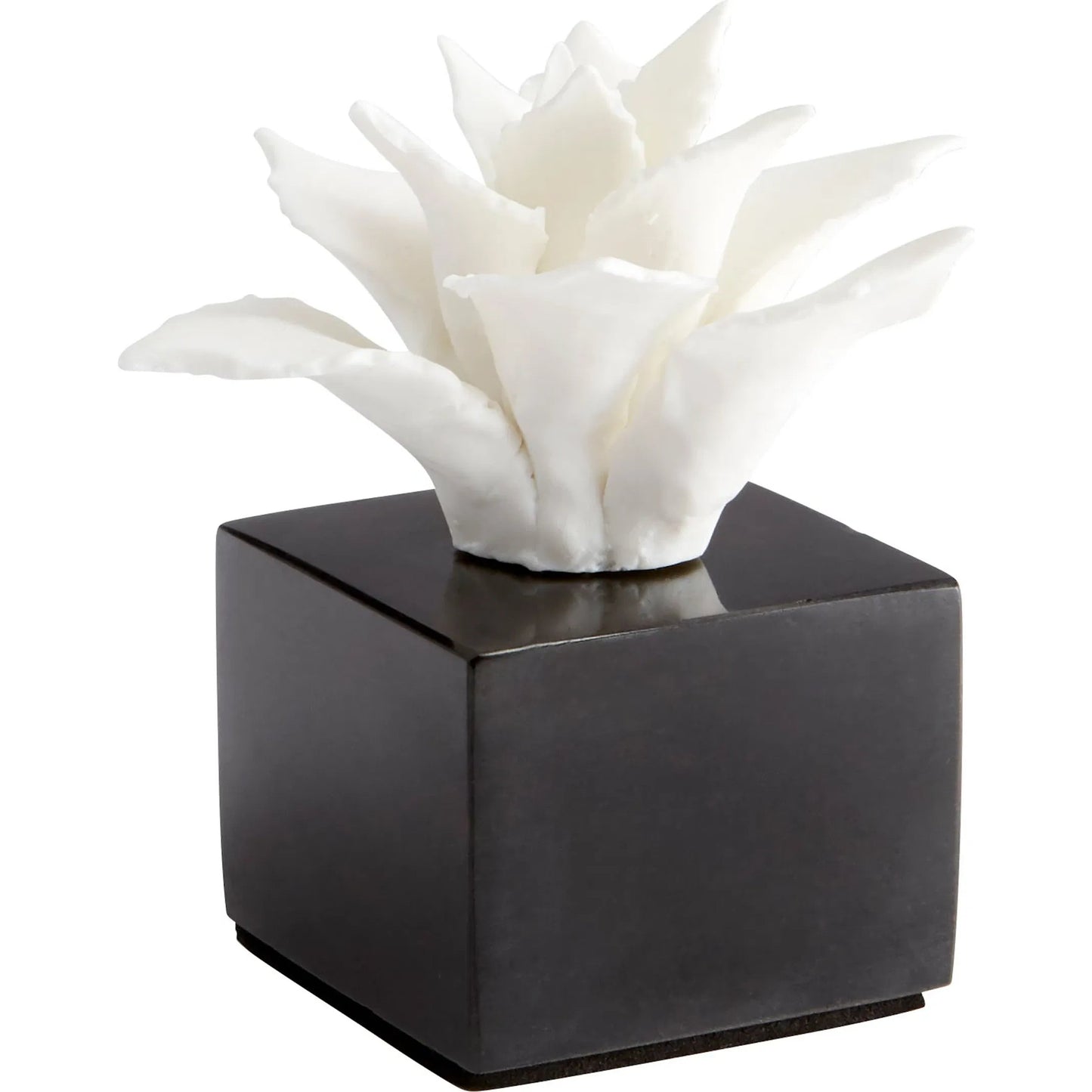 001 S-341903 | Primary Silo | Calendine Sculpture by Cyan Design in white. Made from ceramic, marble in a modern style.