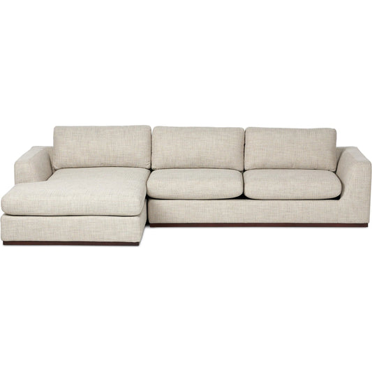 001 SI-2334527 | Primary Silo | Colt 2-Piece Sectional by Four Hands in canton dove, aged sienna. Made from 100% polyester, solid rosa morada in a unique style.