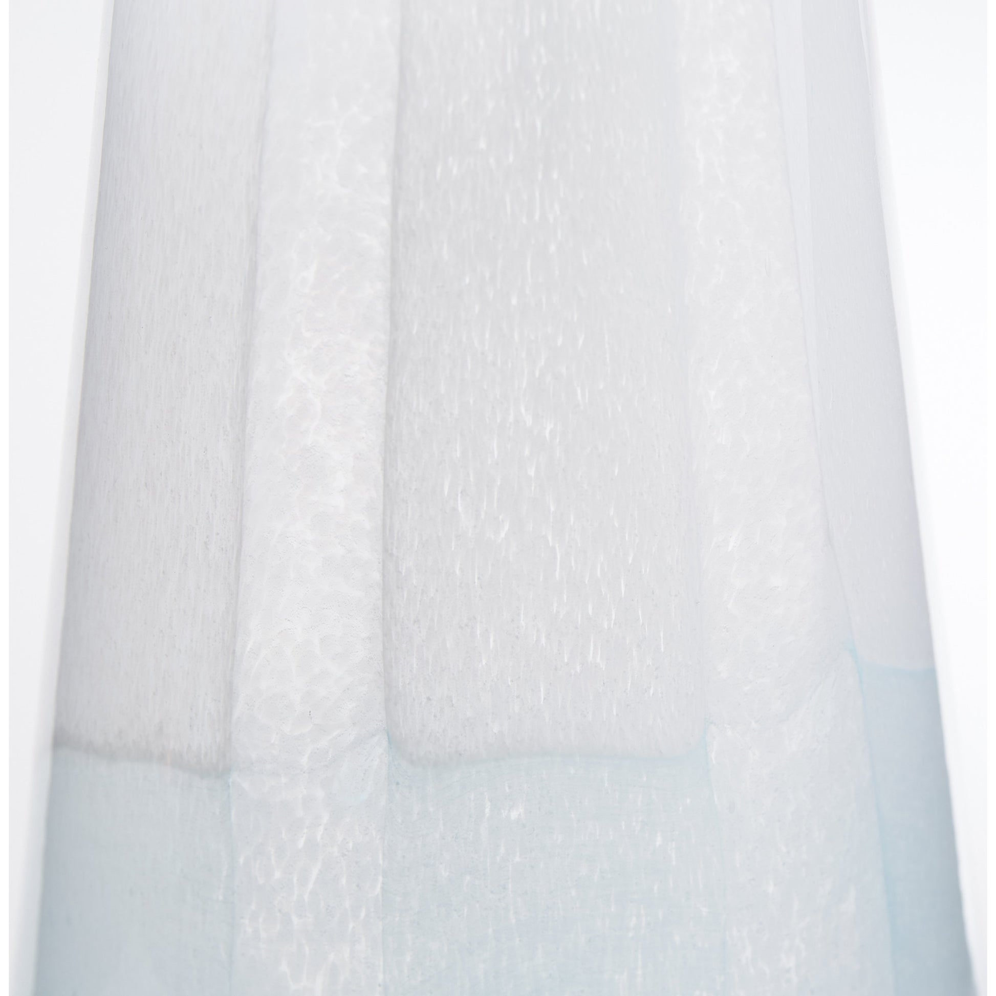 Backdrift Vase by Cyan Design in sky blue, white. Made from glass in a modern style.