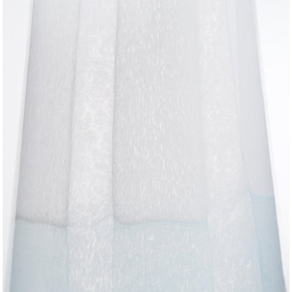 Backdrift Vase by Cyan Design in sky blue, white. Made from glass in a modern style.