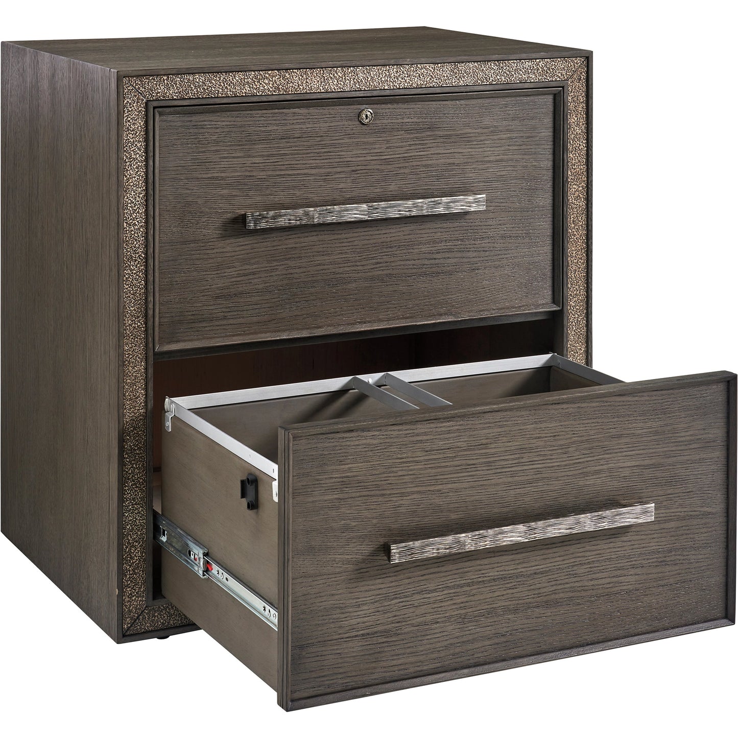 002 SI-1962784 | Additional Silo | Chapman Lateral File Chest by Sligh in graphite. Made from unique in a traditional style.