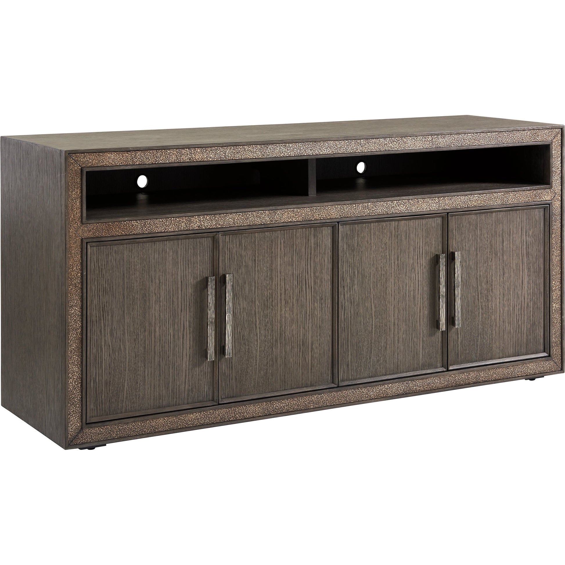 Hampton Media Console by Sligh in graphite. Made from unique in a traditional style.