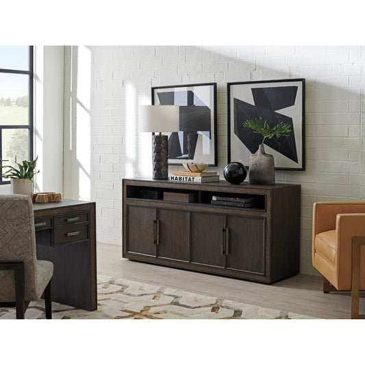 Hampton Media Console by Sligh in graphite. Made from unique in a traditional style.