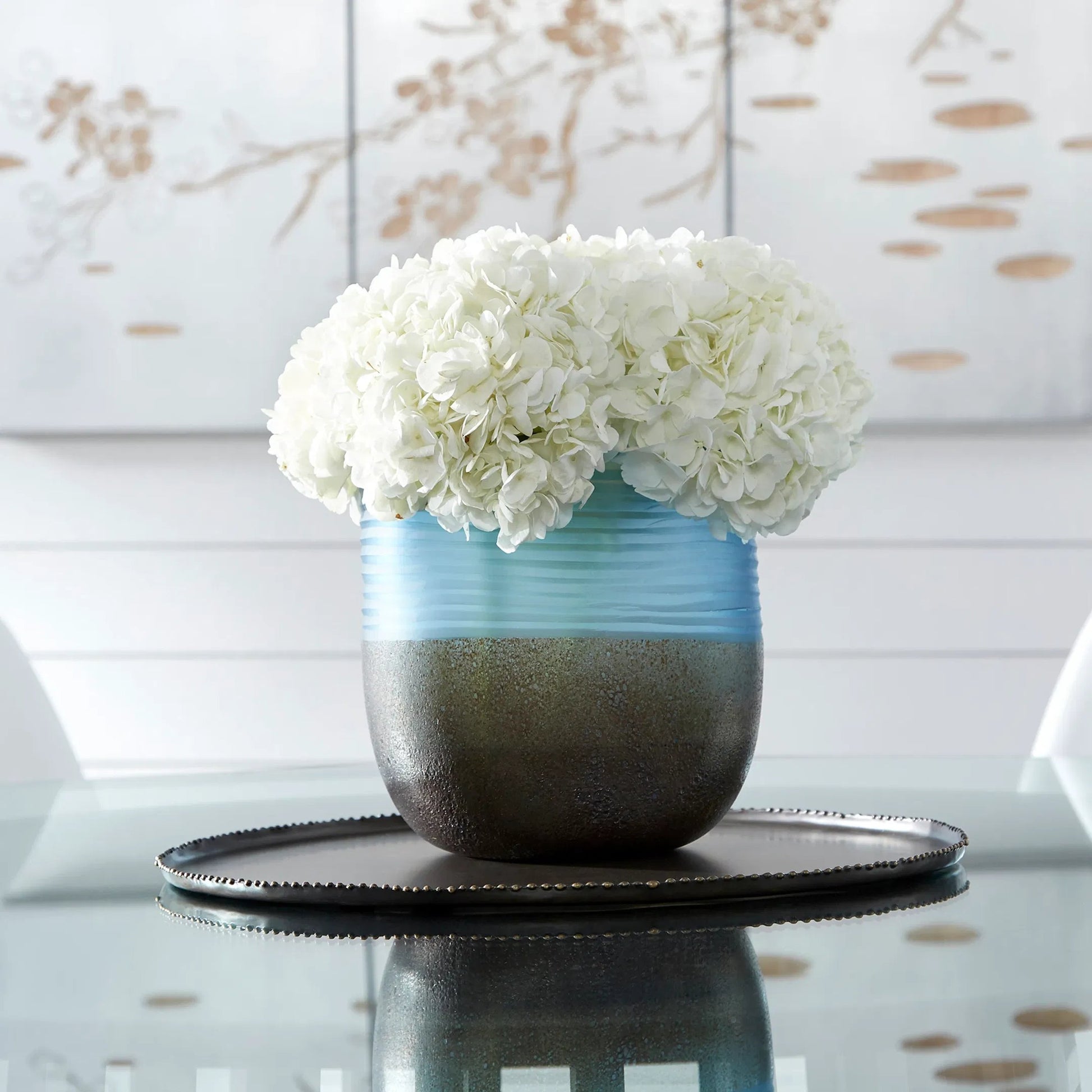 Europa Vase by Cyan Design. Made from glass in a modern style.