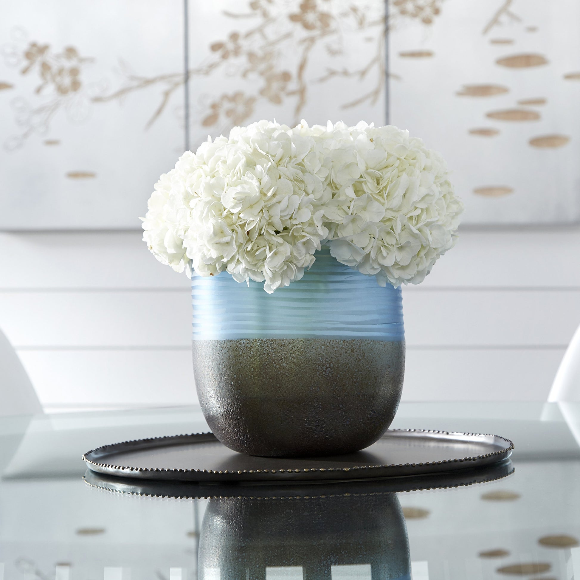 Europa Vase by Cyan Design. Made from glass in a modern style.