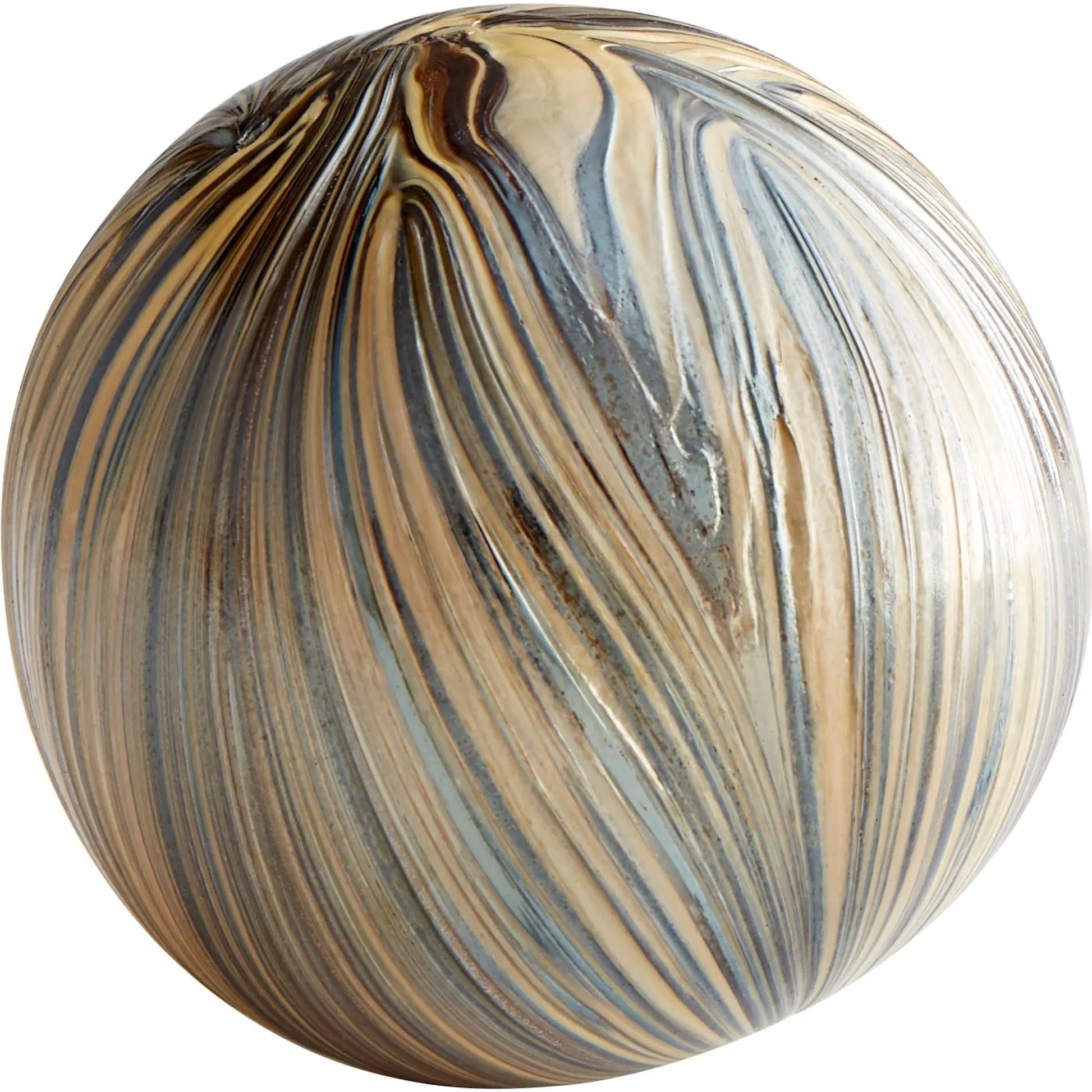 Metis Filler by Cyan Design in gold. Made from glass in a modern style.