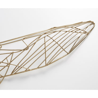 Whale of a Wall Art by Cyan Design in gold. Made from iron in a coastal style.