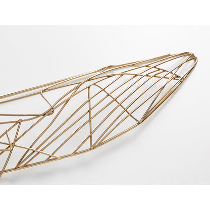 Whale of a Wall Art by Cyan Design in gold. Made from iron in a coastal style.