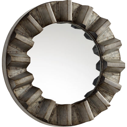 Argos Mirror by Cyan Design in galvanized. Made from iron, wood, mirrored glass in a eclectic & global style.