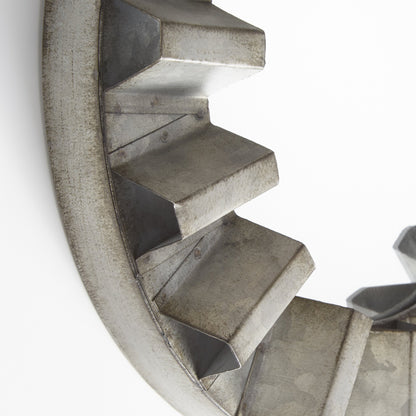 Argos Mirror by Cyan Design in galvanized. Made from iron, wood, mirrored glass in a eclectic & global style.