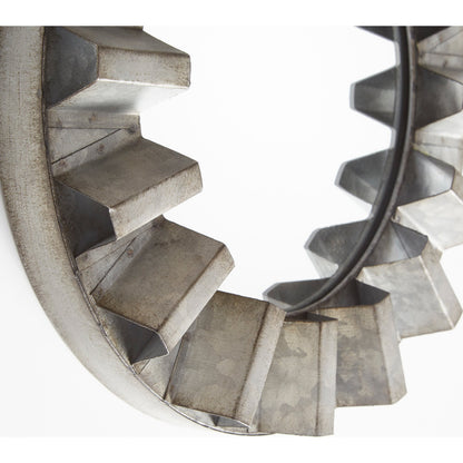 Argos Mirror by Cyan Design in galvanized. Made from iron, wood, mirrored glass in a eclectic & global style.