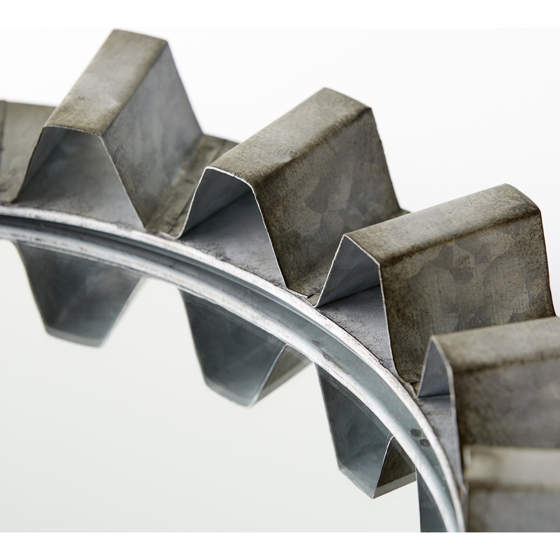 Argos Mirror by Cyan Design in galvanized. Made from iron, wood, mirrored glass in a eclectic & global style.