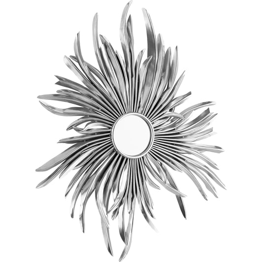 Brees Mirror by Cyan Design in silver. Made from iron, glass in a transitional style.