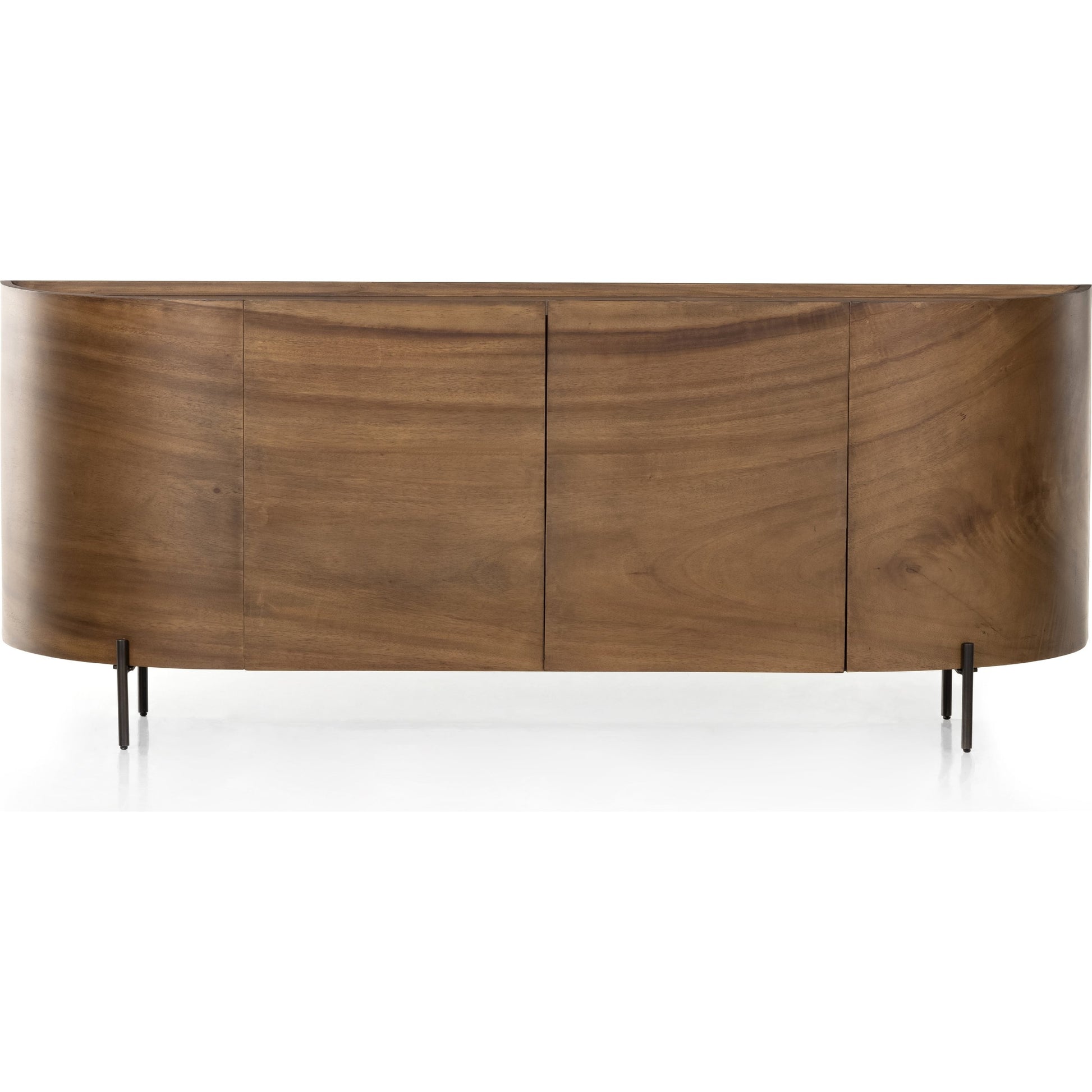 Lunas Sideboard by Four Hands. Made from thick guanacaste veneer, iron, engineered hardwood in a rustic style.
