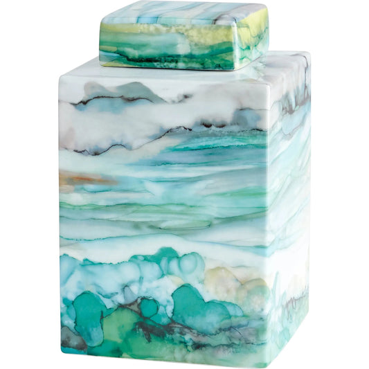 Amal Gamation Container by Cyan Design in multi colored. Made from porcelain in a eclectic & global style.