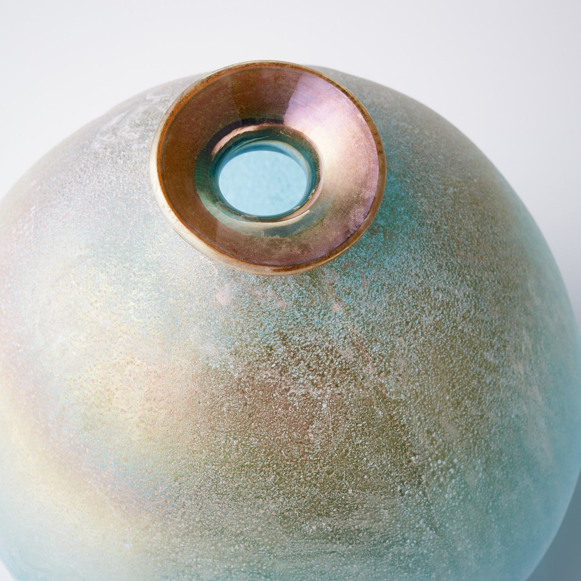 Sea of Dreams Vase by Cyan Design in turquoise, scavo. Made from glass in a coastal style.