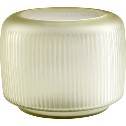 Sorrel Vase by Cyan Design in green. Made from glass in a modern style.