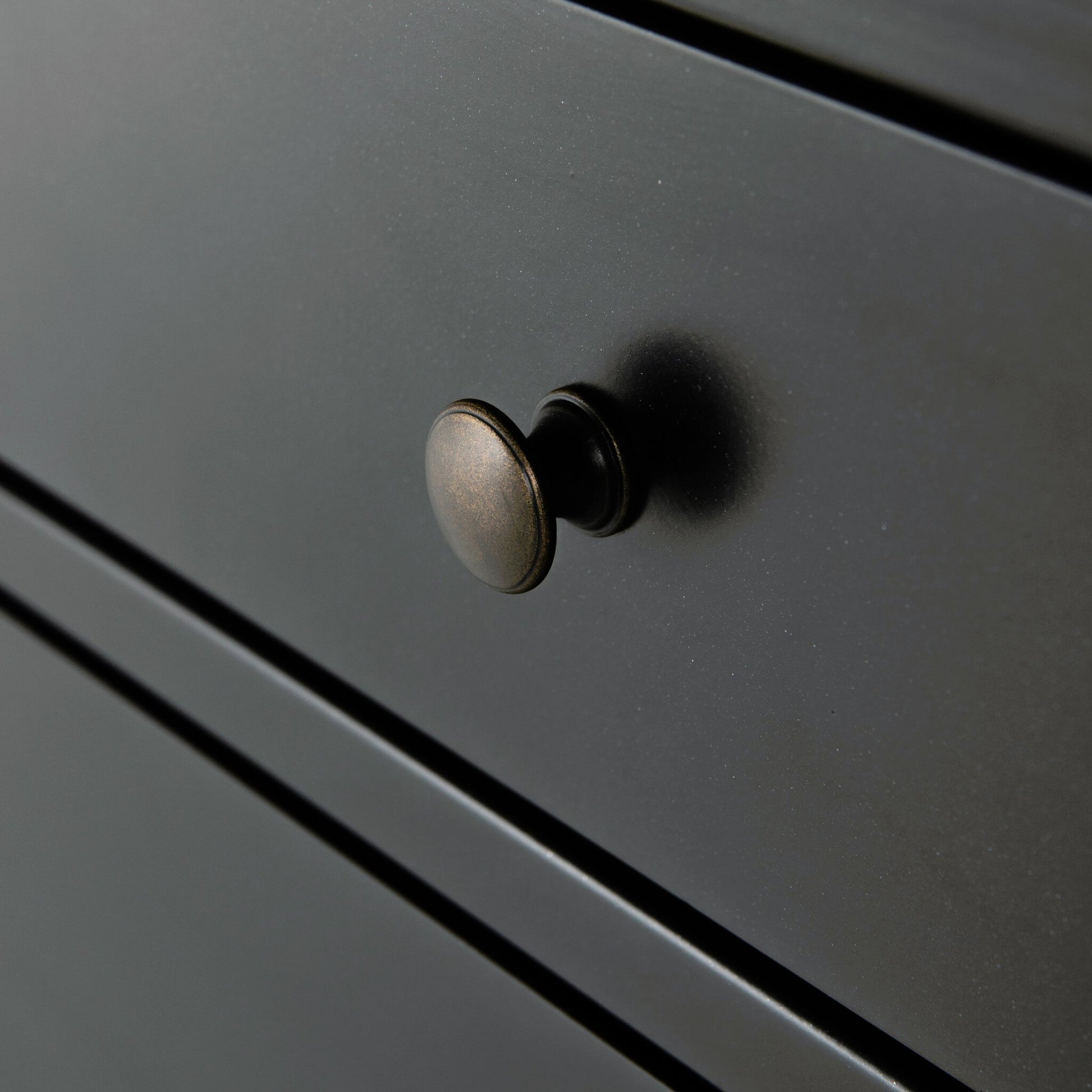 Belmont Tall Dresser by Four Hands in black. Made from iron in a transitional style.