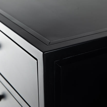 Belmont Tall Dresser by Four Hands in black. Made from iron in a transitional style.