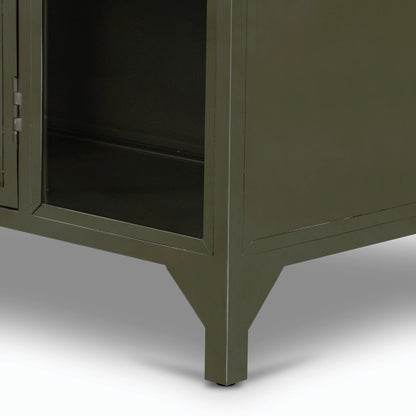 Belmont Cabinet by Four Hands. Made from iron in a transitional style.