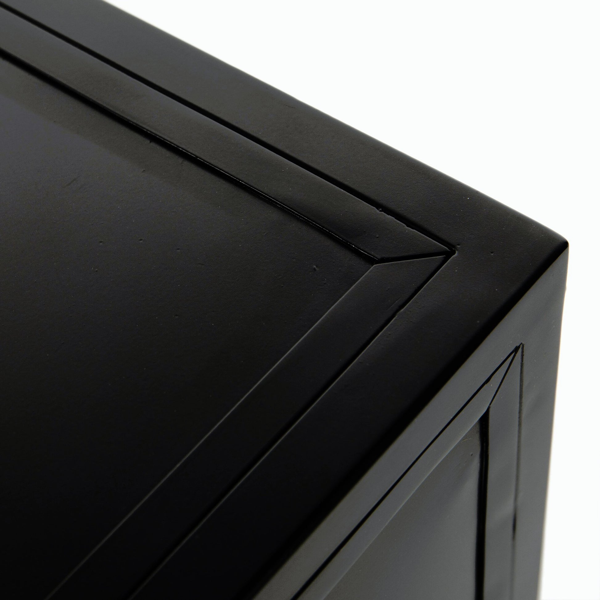 Belmont Dresser by Four Hands in black. Made from iron in a transitional style.