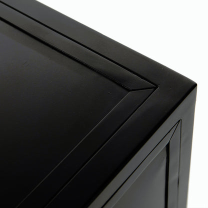 Belmont Dresser by Four Hands in black. Made from iron in a transitional style.