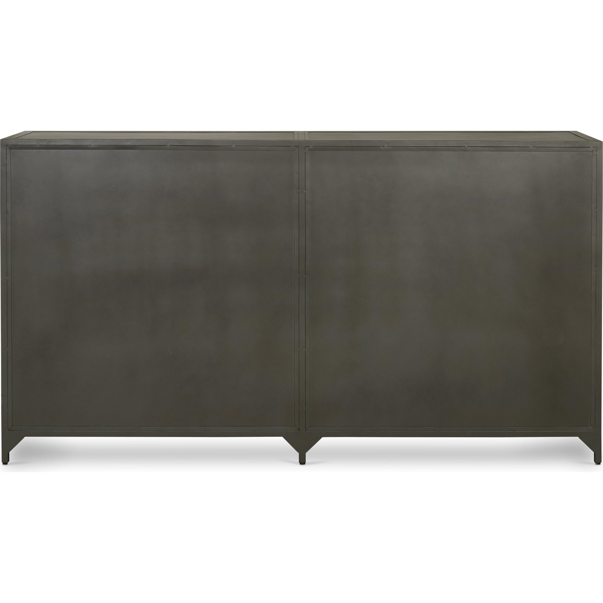 Belmont Dresser by Four Hands in black. Made from iron in a transitional style.